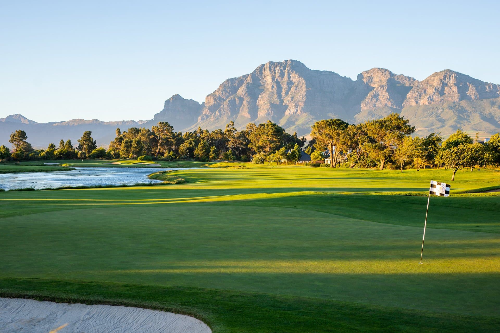 Aerial view of championship course